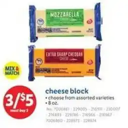 Lidl Cheese Block offer