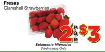 El Super Fresh Clamshell Strawberries offer