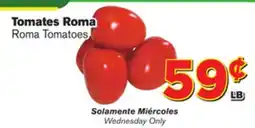 El Super Fresh Roma Tomatoes offer