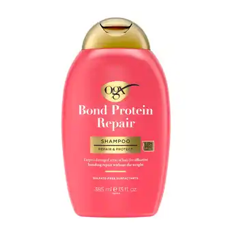 Walmart OGX Repair & Protect Bond Protein Repair Shampoo, 13 fl. oz offer
