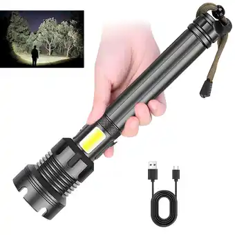 Walmart LED Flashlights High Lumens Bright Zoomable Waterproof Emergency Flashlights offer