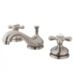 Walmart Kingston Brass KS1168AX 8 in. Widespread Bathroom Faucet, Brushed Nickel offer