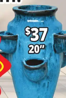Ocean State Job Lot OUTDOOR GLAZED CERAMIC PLANTERS 20 offer