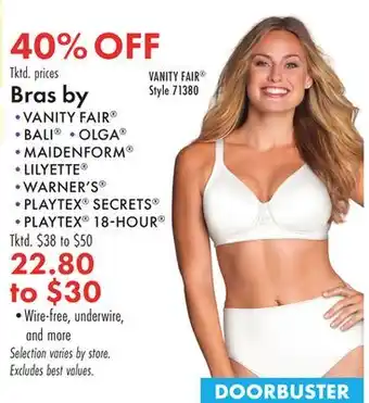 Boscov's Bras by offer