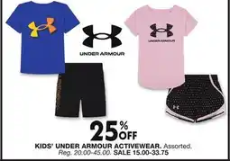 Blain's Farm & Fleet KIDS' UNDER ARMOUR ACTIVEWEAR offer