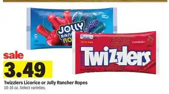 Meijer Twizzlers Licorice or Jolly Rancher Ropes offer