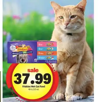 Meijer Friskies Wet Cat Food offer