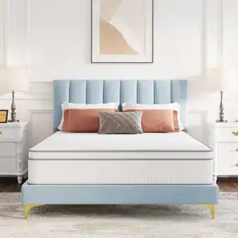 Walmart Sweetnight Luna 12 Medium Hybrid Mattress, Queen Size offer