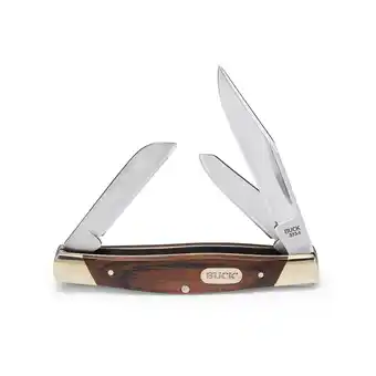 Walmart Buck Knives 373 Trio 3-Blade Folding Pocket Knife with Wood Handle offer