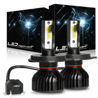 Walmart For 2005-2009 Kia Spectra LED Headlights Bulb High Low Beam Combo H4/9003 Lamp 50W 7000LM 2 Pack offer