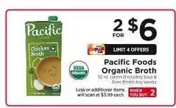 ShopRite Pacific Foods Organic Broth offer