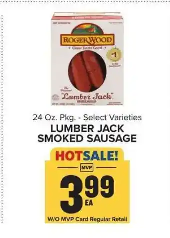 Food Lion Lumber Jack Smoked Sausage offer