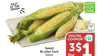 Albertsons Sweet Bi-Color Corn - Member Price: 2 for $1 offer
