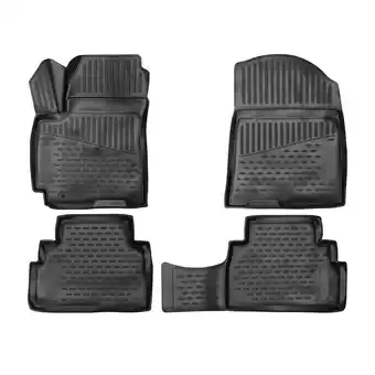 Walmart OMAC Floor Mats Liner for Kia Soul 2020-2025, All Weather, Durable, Black offer