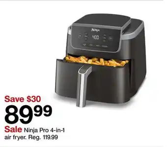 Target Ninja Pro 4-in-1 air fryer offer