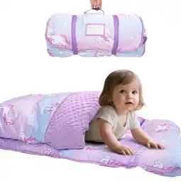 Walmart Primlect Nap Mat, 55 x 22 x 3, Kinder Mat with Removable Pillow, for Preschool & Ages 3+ offer