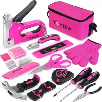 Walmart TOYIEW, Tool Set, Perfect for DIY Decoration, 33 Piece offer