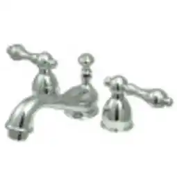 Walmart Kingston Brass KS395ALAC Restoration Mini-Widespread Bathroom Faucet, Antique Copper offer