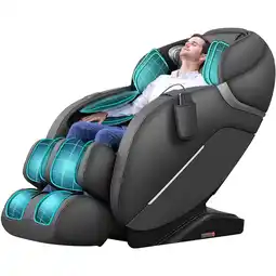 Walmart 303-11 Zero Gravity Full Body Massage Chair with Bluetooth, Heat Therapy, Black offer