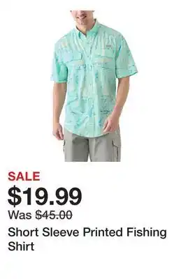 Belk Short Sleeve Printed Fishing Shirt offer