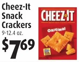 Gristedes Cheez-It Snack Crackers offer