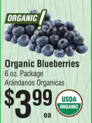 Smart & Final Organic Blueberries offer