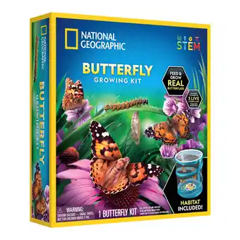 Walmart National Geographic Butterfly Growing Kit for Child 4 Years and up offer