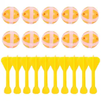 Walmart Gymnture Yellow Hook & Loop Game Set for Kids - Safe Tossing Toys offer