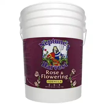 Walmart Neptune s Harvest Rose & Flowering Formula 5 Gallon Rose & Flowering Formula Fertilizer offer