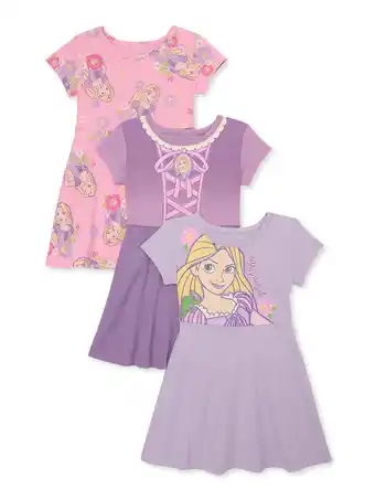 Walmart Disney Toddler Girls Princess Cosplay Dresses, 3-Pack, Sizes 12M-5T offer