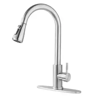 Walmart VQJTCVLY Metal Stretchable Silver Metal Stretchable Kitchen Faucet(3 Modes), 1 Pack offer