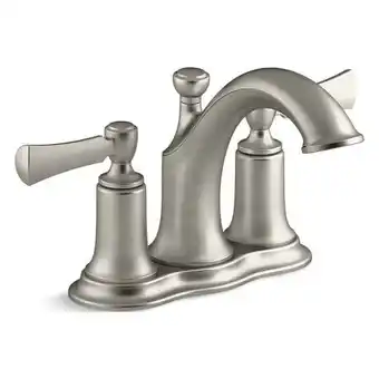 Walmart Kohler 243458 Elliston 2 Handle Bathroom Faucet, Brushed Nickel offer