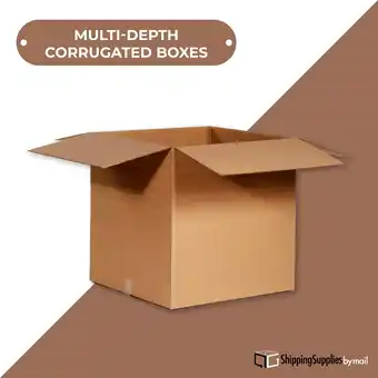 Walmart 18 x 18 x 6 Multi-Depth Corrugated Boxes - 20 Per Bundle offer