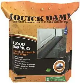 Walmart Quick Dam 10' Water Activated Flood Barrier 1/pack offer