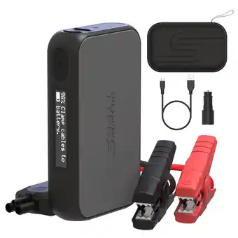 Walmart TYPE S Dynamic D20 1000A 12V Jump Starter Power Bank, 8000mAh, Portable, LCD Display offer