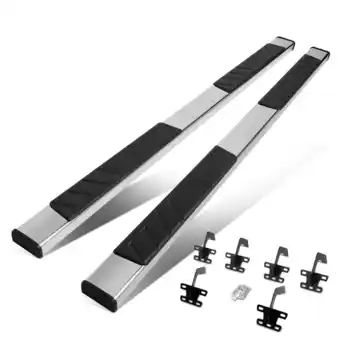 Walmart DNA Motoring 5 Flat Side Step Nerf Bars Running Boards for 2019-2022 Ram 1500 Crew Cab, Chrome offer