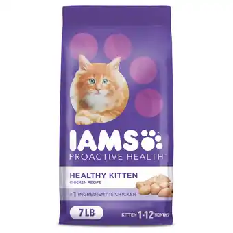 Walmart Iams Proactive Health Healthy Kitten Dry Cat Food With Chicken, 3.5 Lb Bag offer