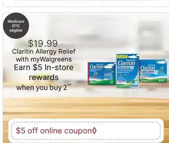 Walgreens Claritin Allergy Relief offer