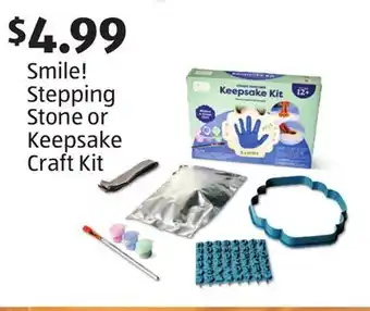 Aldi Smile! Stepping Stone or Keepsake Craft Kit offer