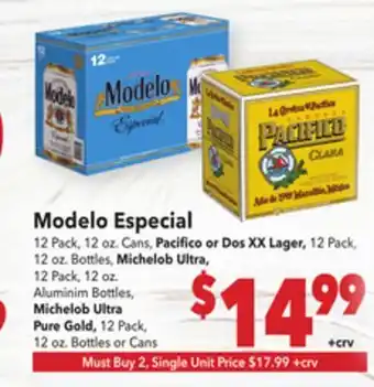 Vallarta Supermarkets Modelo Especial offer