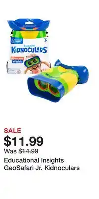 Kohl's Educational Insights GeoSafari Jr. Kidnoculars offer