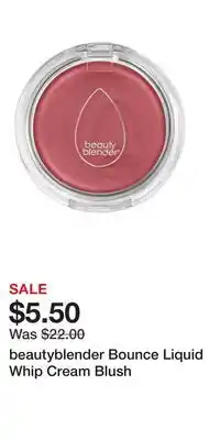 Kohl's beautyblender Bounce Liquid Whip Cream Blush offer