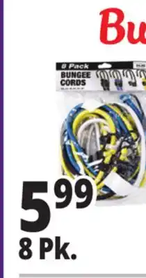 Ocean State Job Lot Assorted Bungee Cords 8 Piece offer