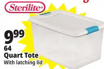 Ocean State Job Lot Sterilite Latch Top Storage Box 64 Qt offer