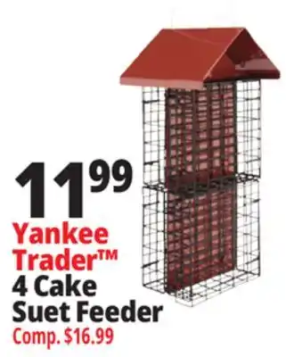 Ocean State Job Lot Yankee Trader 4 Cake Suet Feeder offer