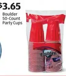 Aldi Boulder 50-Count Party Cups offer