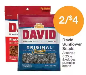 Kinney Drugs David Sunflower Seeds offer