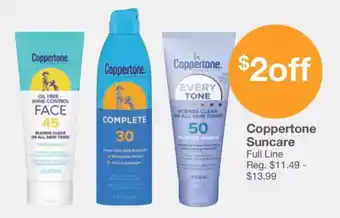 Kinney Drugs Coppertone Suncare offer