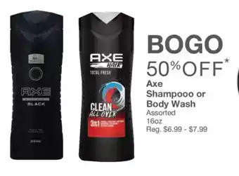 Kinney Drugs Axe Shampooo or Body Wash offer