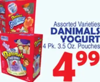 Bravo Supermarkets DANIMALS YOGURT offer